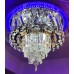 Кристален полилей 2xE14+4х10W LED +LED RvB + MP3 + BLUETOOTH, ХРОМ Модел: 1060/400CH